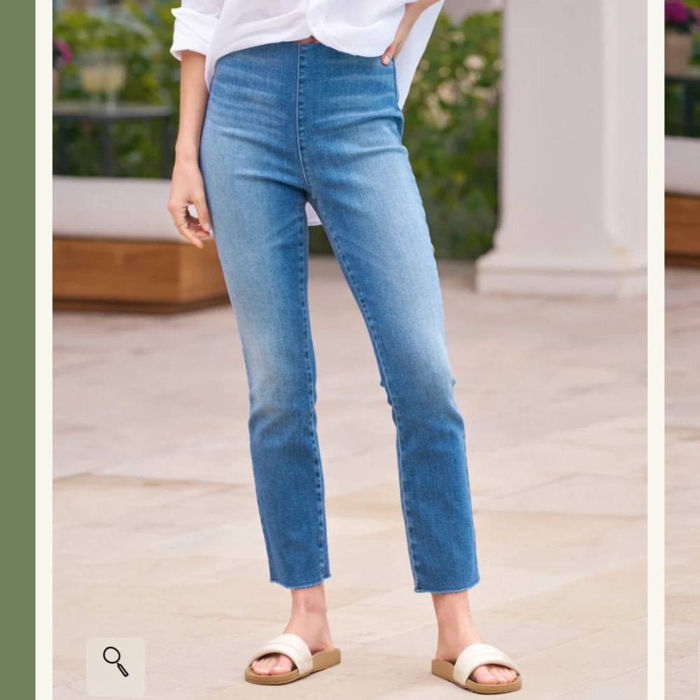 FRANK AND EILEEN Derry Illusion Denim Pants